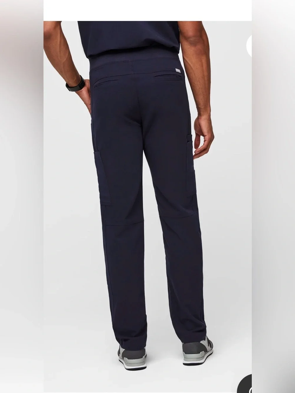 Figs Axim Men’s Straight-Leg Scrub Pants Navy , size Large Tall